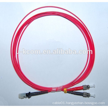 MTRJ/ST OM4 Fiber Optic Patch Cable